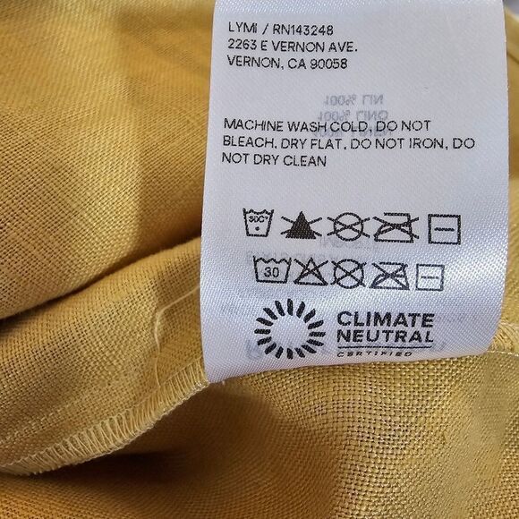 NWOT Reformation Kerrigan Linen Dress in Tuscan Sun - Size 8 - Picture 11 of 11